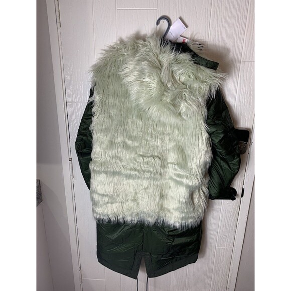 Nike Reversible Therma-Fit Sideline Parka Coat Green Jacket DD6775-355 Men large - Picture 2 of 9